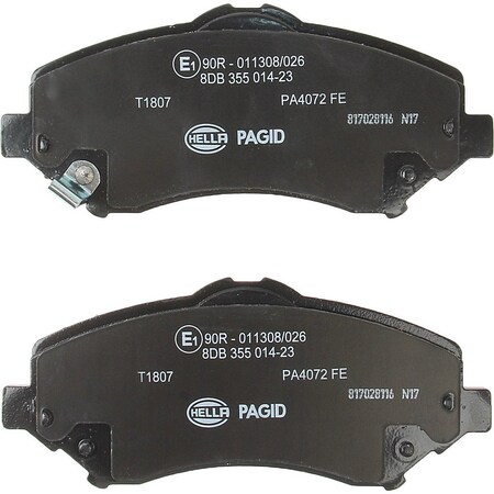 Pagid Brakes Disc Brake Pad, 355014231 355014231